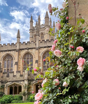 Zu sehen ist ein College in Oxford