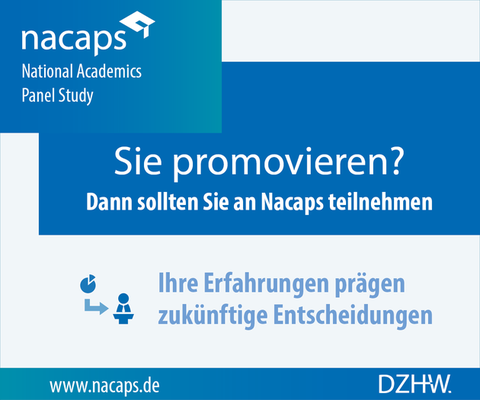 Werbung für die nacaps Umfrage