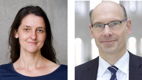 Zu sehen sind Dr. Jeannette Stark und Prof. Dr. Udo Buscher