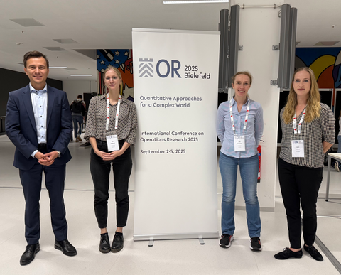 Team der JP Management Science auf der OR 2025 in Bielefeld