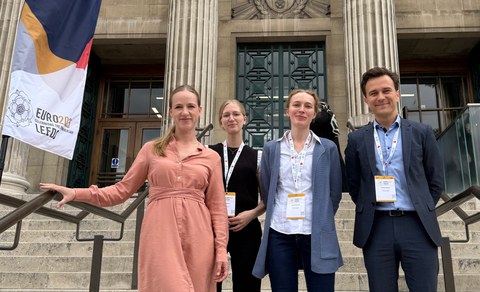 Team of the JP Management Science at the EURO 2025 in Leeds