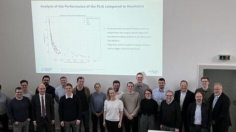 Zu sehen sind Teilnehmer:innen des Sächsischen Doktorandenworkshops in Produktion und Logistik