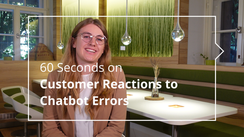 Man sieht Mariam Bellger in dem Videoformat 60 seconds on.