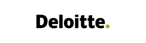 Man sieht das Logo von Deloitte