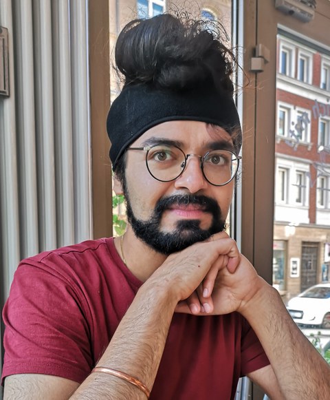 Man sieht den Assistant Professor Bismark Singh