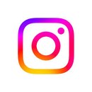 Das Logo von Instagram, eine stiliisierte Kamera, ist zu sehen,