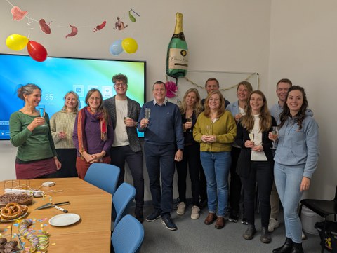 Zu sehen ist die Forschungsgruppe Digital Health