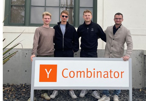 Zu sehen sind die Gründer des Startups RATLOG