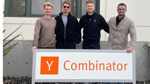 Zu sehen sind die Gründer des Startups RATLOG