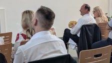 Zu sehen ist Prof. Lasch bei seiner Abschiedsveranstaltung