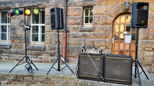 Musikanlage beim Sommerfest