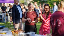 Zu sehen ist der Stand von Partyservice Unger