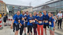 Man sieht das Team der Forschungsgruppe Digital Health