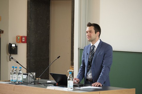Prof. Dr. Peter Schäfer bei seiner Antrittsvorlesung