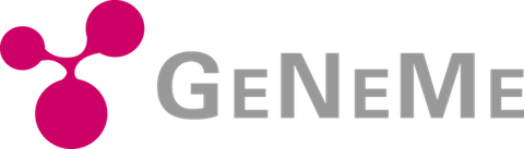 Man sieht das Logo von GeNeMe.