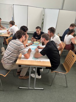 Man sieht Studierende