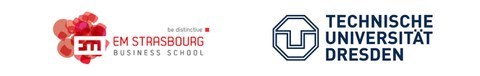 Logos der Unis Straßburg und Dresden