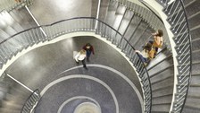 Wendeltreppe im Hülsse-Bau