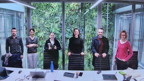 Zu sehen ist ein Bild vom LaMaCe-Projekt-Meeting in Warschau.