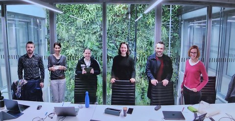 Zu sehen ist ein Bild vom LaMaCe-Projekt-Meeting in Warschau.