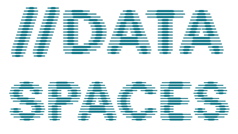 //Data.Spaces in türkiser Schrift auf weißem Grund