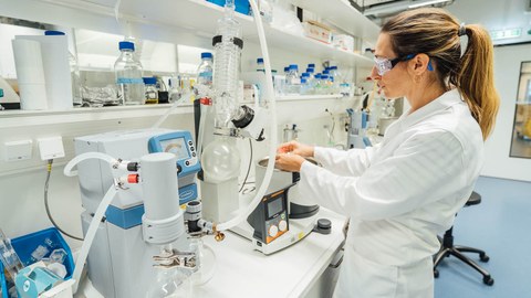 Bild eines Labores in der Technologieplattform