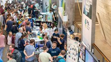Crowd at Long Night of Science