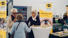 The Information stand of PRO RETINA Deutschland e.V.