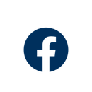 Facebook-Logo, d.h. der Buchstabe f, in einem TUD-Marineblau