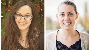Dr. Lara Marrone (left) and Sarah Naomi Bolz (right)
