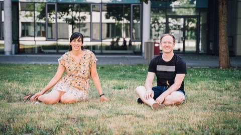 Dr. Julieta Aprea (left) and Dr. Kenneth Peuker (right)