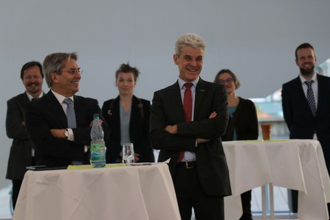 Prof. Dr. Hans Müller-Steinhagen and Prof. Dr. Gerd Kempermann