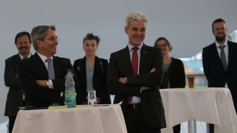 Prof. Dr. Hans Müller-Steinhagen and Prof. Dr. Gerd Kempermann