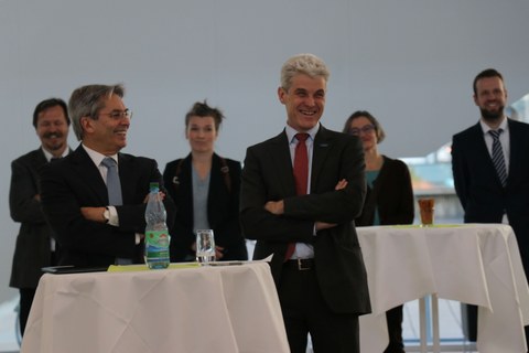 Prof. Dr. Hans Müller-Steinhagen and Prof. Dr. Gerd Kempermann