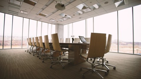 Empty conference room