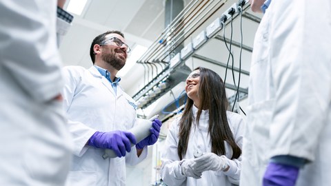 Scientists in a laboratory