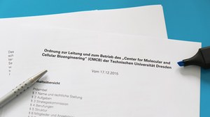 Leitungsprdnung der CMCB liegt auf Schreibtisch