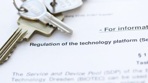 Regulation or the technology plattforms on a table