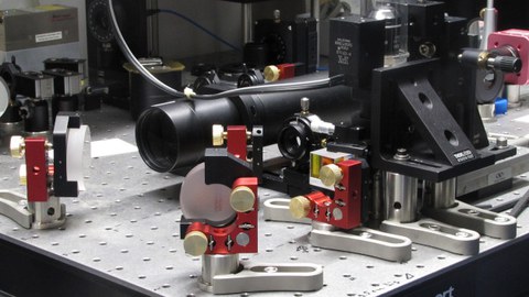 The iSCAT setup of the MIM Facility at B CUBE