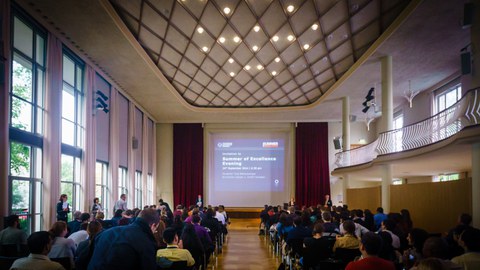 Festsaal der TU Dresden während Veranstaltung