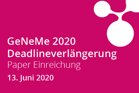 Deadlineverlängerung für Papereinreichung auf den 13.07.2020