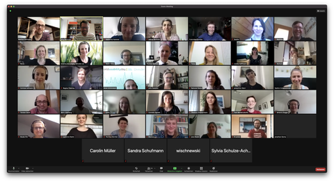 Screenshot Clusterkonferenz