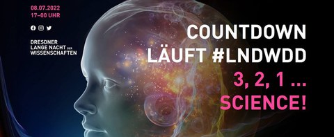 Plakat der Langen Nacht der Wissenschaften 2022