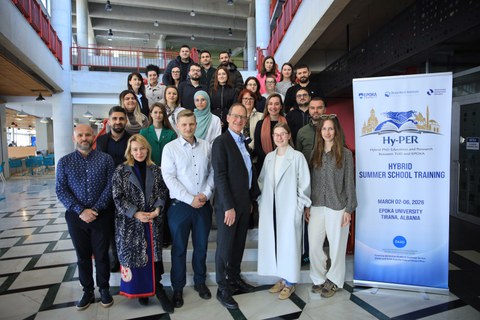 Gruppenbild zum Projekttreffen Hy-PER