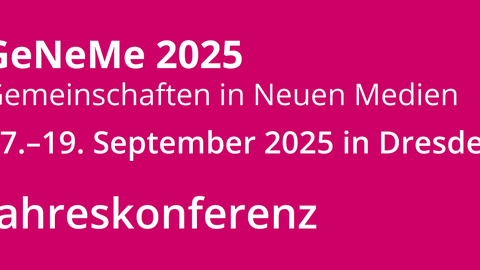 GeNeMe_2025_News