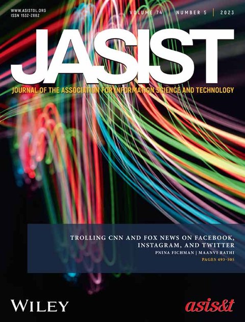Das Cover der Zeitschrift JASIST