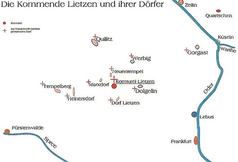Karte Lietzen