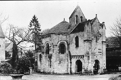 Die Templerkirche von Laon um 1920