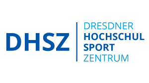 Logo des Dresdner Hochschulsportzentrums in blau