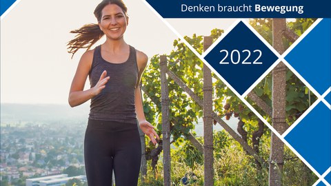 Foto Kalendertitelblatt junge Frau beim Joggen